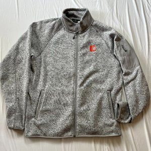 Fossa ING Bank Zip-Up Performance Cotton Sweater Size Men's XL